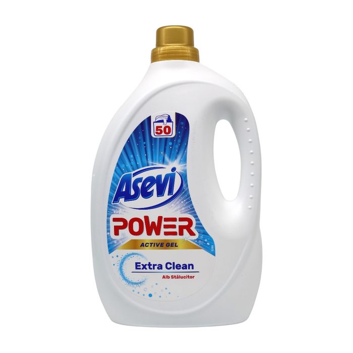 Гель для прання білих речей Power Extra Clean Asevi 2,5 л (50 прань)